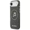 Karl Lagerfeld - IML Glitter K&C Heads Logo MagSafe (KLHMP17MHMKBKCHOK) - iPhone 17 Air - Black