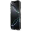 Guess - IML Fém Csillámos Virágos Háromszög MagSafe (GUHMP17MHFLPEDK) - iPhone 17 Air - Fekete