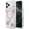 Guess - Resin Flowers and Glitter MagSafe (GUHMP17LRBFGFGMP) - iPhone 17 Pro - Pink