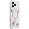 Guess - Resin Flowers and Glitter MagSafe (GUHMP17LRBFGFGMP) - iPhone 17 Pro - Pink