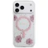 Guess - Resin Flowers and Glitter MagSafe (GUHMP17LRBFGFGMP) - iPhone 17 Pro - Pink