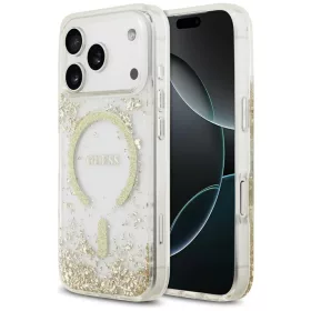   Guess - Gyanta Aljú Csillámos MagSafe (GUHMP17LRGRGED) - iPhone 17 Pro - Arany