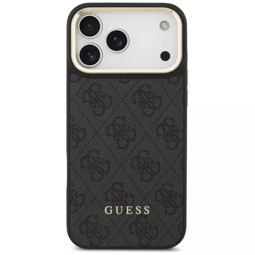 Guess - Kártyatartós 4G MagSafe (GUBPHCP17XP4SM4MCK) - iPhone 17 Pro Max - Fekete
