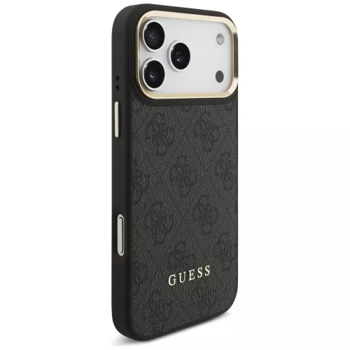 Guess - Kártyatartós 4G MagSafe (GUBPHCP17XP4SM4MCK) - iPhone 17 Pro Max - Fekete
