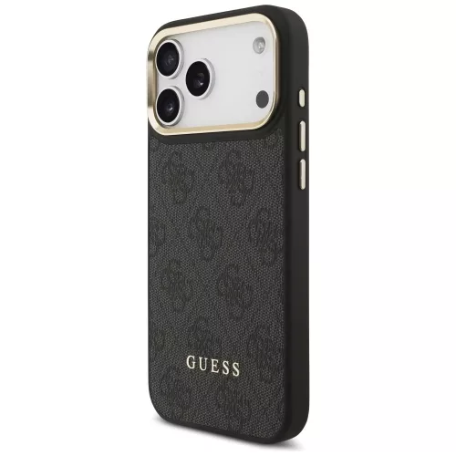 Guess - Kártyatartós 4G MagSafe (GUBPHCP17XP4SM4MCK) - iPhone 17 Pro Max - Fekete