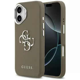   Guess - Hardcase Grained Big 4G Classic Logo (GUHCP17SPG4SMCEW) - iPhone 17 - Brown