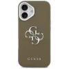 Guess - Hardcase Grained Big 4G Classic Logo (GUHCP17SPG4SMCEW) - iPhone 17 - Brown