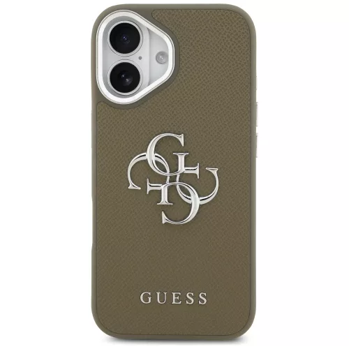 Guess - Hardcase Grained Big 4G Classic Logo (GUHCP17SPG4SMCEW) - iPhone 17 - Brown