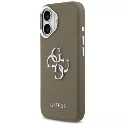Guess - Hardcase Grained Big 4G Classic Logo (GUHCP17SPG4SMCEW) - iPhone 17 - Brown