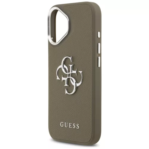Guess - Hardcase Grained Big 4G Classic Logo (GUHCP17SPG4SMCEW) - iPhone 17 - Brown