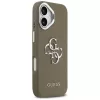 Guess - Hardcase Grained Big 4G Classic Logo (GUHCP17SPG4SMCEW) - iPhone 17 - Brown
