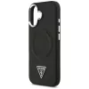 Guess - Keménytok Háromszög Logó MagSafe (GUHMP17SPSDTSCMK) - iPhone 17 - Fekete