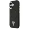 Guess - Keménytok Háromszög Logó MagSafe (GUHMP17SPSDTSCMK) - iPhone 17 - Fekete