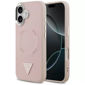   Guess - Hardcase Triangle Logo MagSafe (GUHMP17SPSDTSCMP) - iPhone 17 - Pink