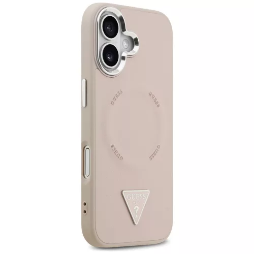 Guess - Hardcase Triangle Logo MagSafe (GUHMP17SPSDTSCMP) - iPhone 17 - Pink