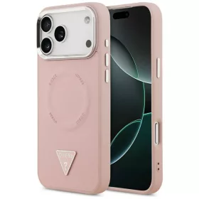   Guess - Hardcase Triangle Logo MagSafe (GUHMP17LPSDTSCMP) - iPhone 17 Pro - Pink