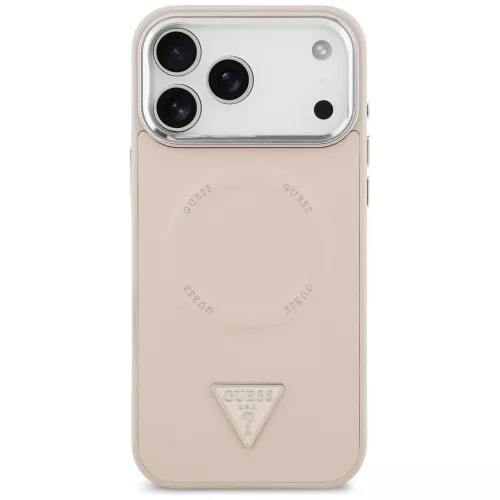 Guess - Hardcase Triangle Logo MagSafe (GUHMP17LPSDTSCMP) - iPhone 17 Pro - Pink