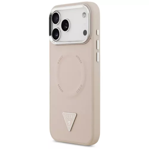 Guess - Hardcase Triangle Logo MagSafe (GUHMP17LPSDTSCMP) - iPhone 17 Pro - Pink