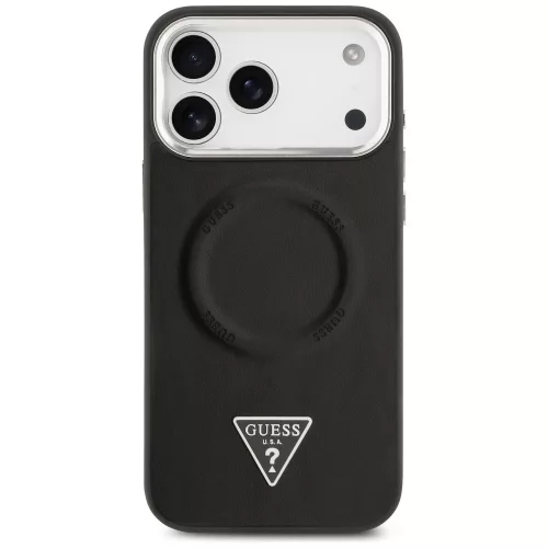Guess - Hardcase Triangle Logo MagSafe (GUHMP17XPSDTSCMK) - iPhone 17 Pro Max - Black