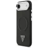 Guess - Keménytok Háromszög Logó MagSafe (GUHMP17MPSDTSCMK) - iPhone 17 Air - Fekete