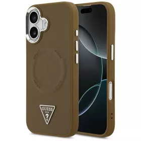   Guess - Hardcase Triangle Logo MagSafe (GUHMP17SPSDTSCMW) - iPhone 17 - Brown