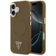 Guess - Keménytok Háromszög Logó MagSafe (GUHMP17SPSDTSCMW) - iPhone 17 - Barna