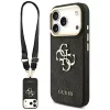 Guess - Nagy 4G Klasszikus Logó Nagy Fémpántos Gombokkal (GUHCP17LP4G4BCSK) - iPhone 17 Pro - Fekete