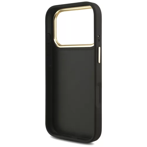Guess - Nagy 4G Klasszikus Logó Nagy Fémpántos Gombokkal (GUHCP17LP4G4BCSK) - iPhone 17 Pro - Fekete
