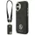 Guess - 4G Strassz Logó Nagy Fémpántos Gombbal MagSafe (GUHMP17SP4G4DCSK) - iPhone 17 - Fekete