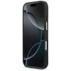 Guess - 4G Strassz Logó Nagy Fémpántos Gombbal MagSafe (GUHMP17LP4G4DCSK) - iPhone 17 Pro - Fekete