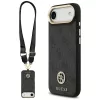 Guess - 4G Strassz Logó Nagy Fémpántos Gombbal MagSafe (GUHMP17MP4G4DCSK) - iPhone 17 Air - Fekete