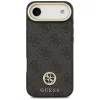 Guess - 4G Strass Logo with Big Strap Metal Button MagSafe (GUHMP17MP4G4DCSK) - iPhone 17 Air - Black