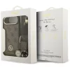 Guess - 4G Strassz Logó Nagy Fémpántos Gombbal MagSafe (GUHMP17MP4G4DCSW) - iPhone 17 Air - Barna