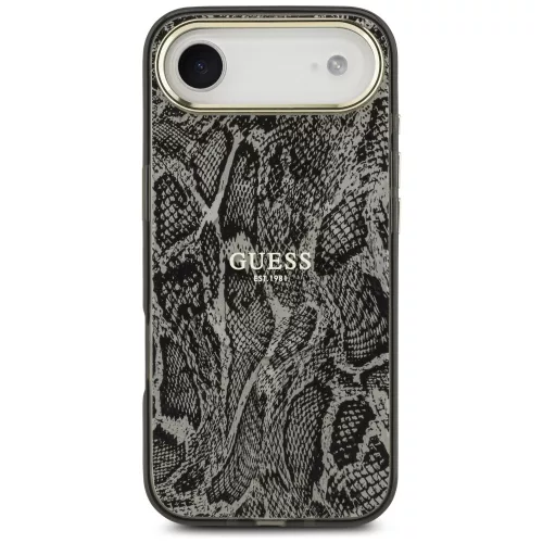 Guess - Python Pattern MagSafe (GUHMP17MHIMPYGK) - iPhone 17 Air - Black