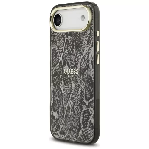 Guess - Python Pattern MagSafe (GUHMP17MHIMPYGK) - iPhone 17 Air - Black