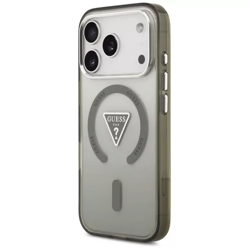 Guess - IML Gradient Triangle Logo MagSafe (GUHMP17LHGTMLCGA) - iPhone 17 Pro - Khaki