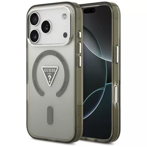 Guess - IML Gradient Triangle Logo MagSafe (GUHMP17XHGTMLCGA) - iPhone 17 Pro Max - Khaki