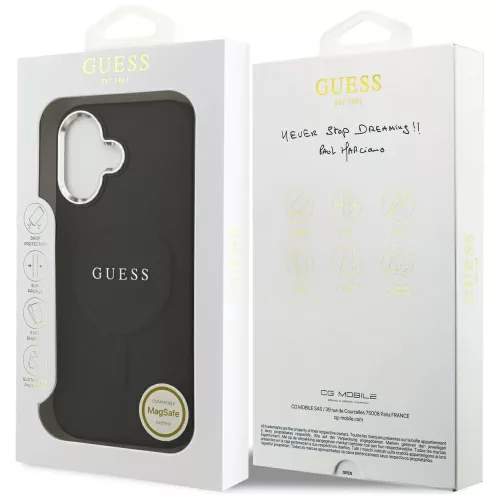 Guess - Hardcase Classic Logo MagSafe (GUHMP17SPSAREGSK) - iPhone 17 - Black