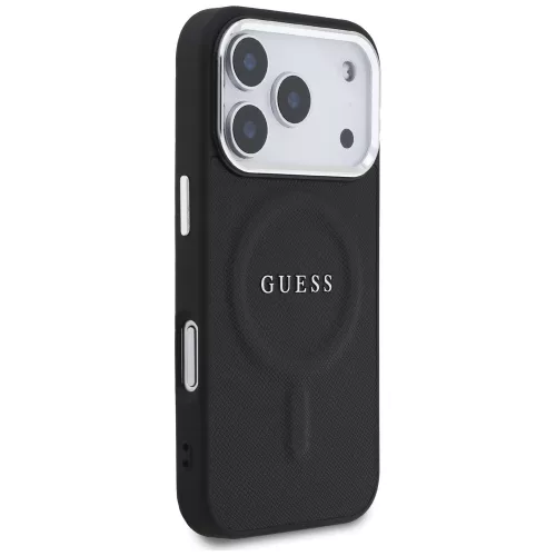 Guess - Hardcase Classic Logo MagSafe (GUHMP17LPSAREGSK) - iPhone 17 Pro - Black