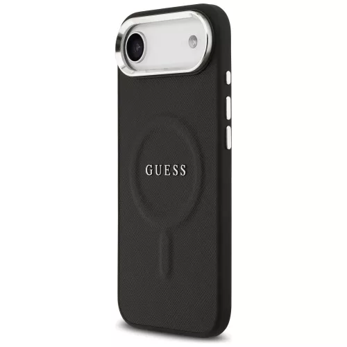 Guess - Keménytok Klasszikus Logó MagSafe (GUHMP17MPSAREGSK) - iPhone 17 Air - Fekete