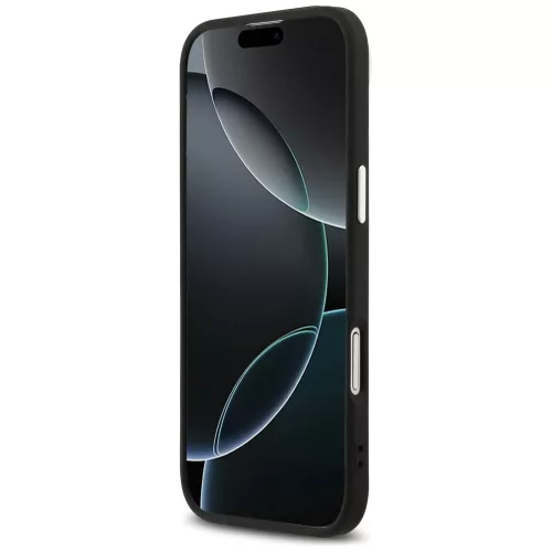 Guess - Keménytok Klasszikus Logó MagSafe (GUHMP17MPSAREGSK) - iPhone 17 Air - Fekete