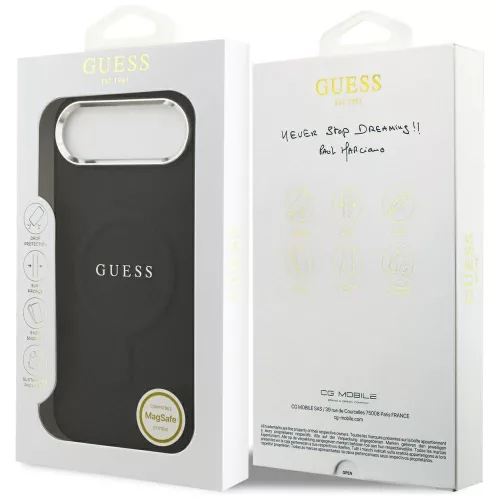 Guess - Hardcase Classic Logo MagSafe (GUHMP17MPSAREGSK) - iPhone 17 Air - Black