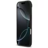 Guess - Grained Flowers MagSafe (GUHMP17MPGNMPLMK) - iPhone 17 Air - Black