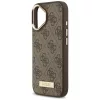 Guess - Keménytok 4G Logós Feliratos MagSafe (GUHMP17SU4GPRW) - iPhone 17 - Barna