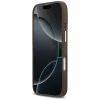 Guess - Keménytok 4G Logós Feliratos MagSafe (GUHMP17SU4GPRW) - iPhone 17 - Barna