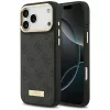 Guess - Keménytok 4G Logós Feliratos MagSafe (GUHMP17XU4GPRK) - iPhone 17 Pro Max - Fekete