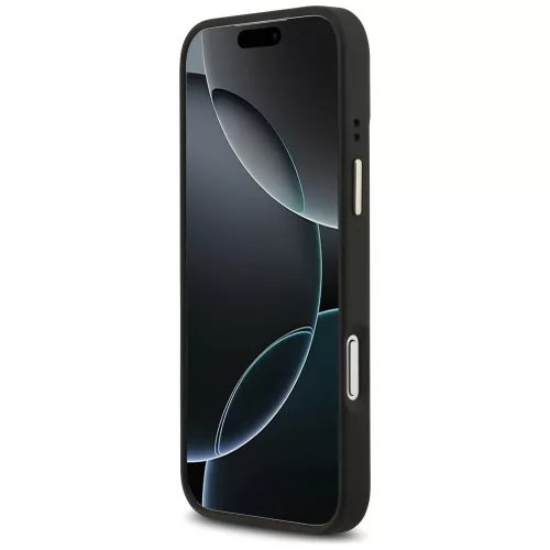 Guess - Keménytok 4G Logós Feliratos MagSafe (GUHMP17XU4GPRK) - iPhone 17 Pro Max - Fekete