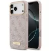 Guess - Keménytok 4G Logós Feliratos MagSafe (GUHMP17XU4GPRP) - iPhone 17 Pro Max - Rózsaszín