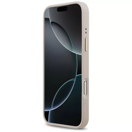 Guess - Keménytok 4G Logós Feliratos MagSafe (GUHMP17XU4GPRP) - iPhone 17 Pro Max - Rózsaszín