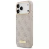Guess - Keménytok 4G Logós Feliratos MagSafe (GUHMP17XU4GPRP) - iPhone 17 Pro Max - Rózsaszín